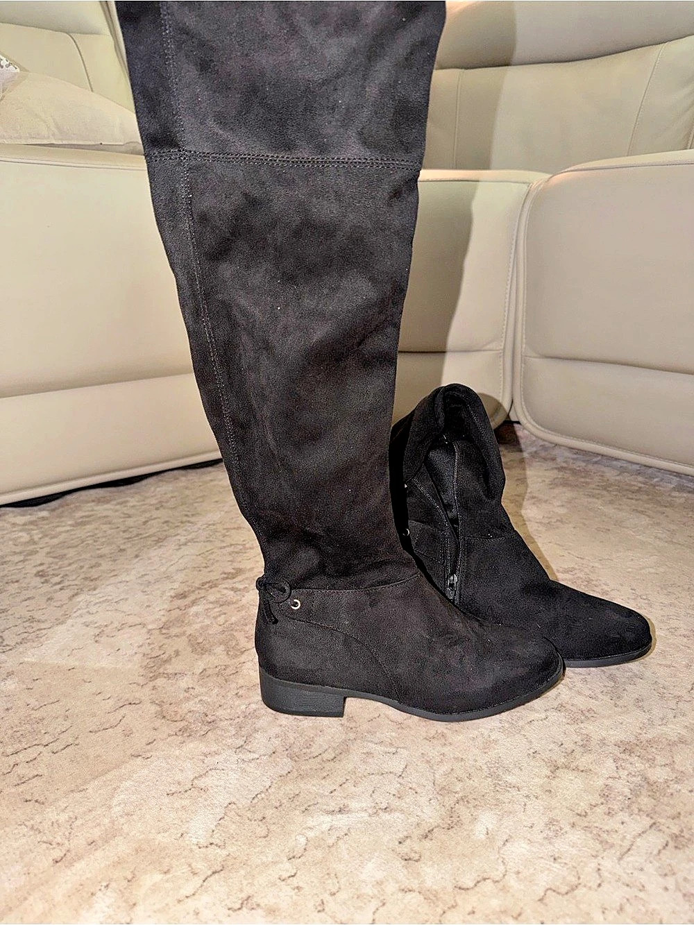 Black Over-the-Knee Boots US 7